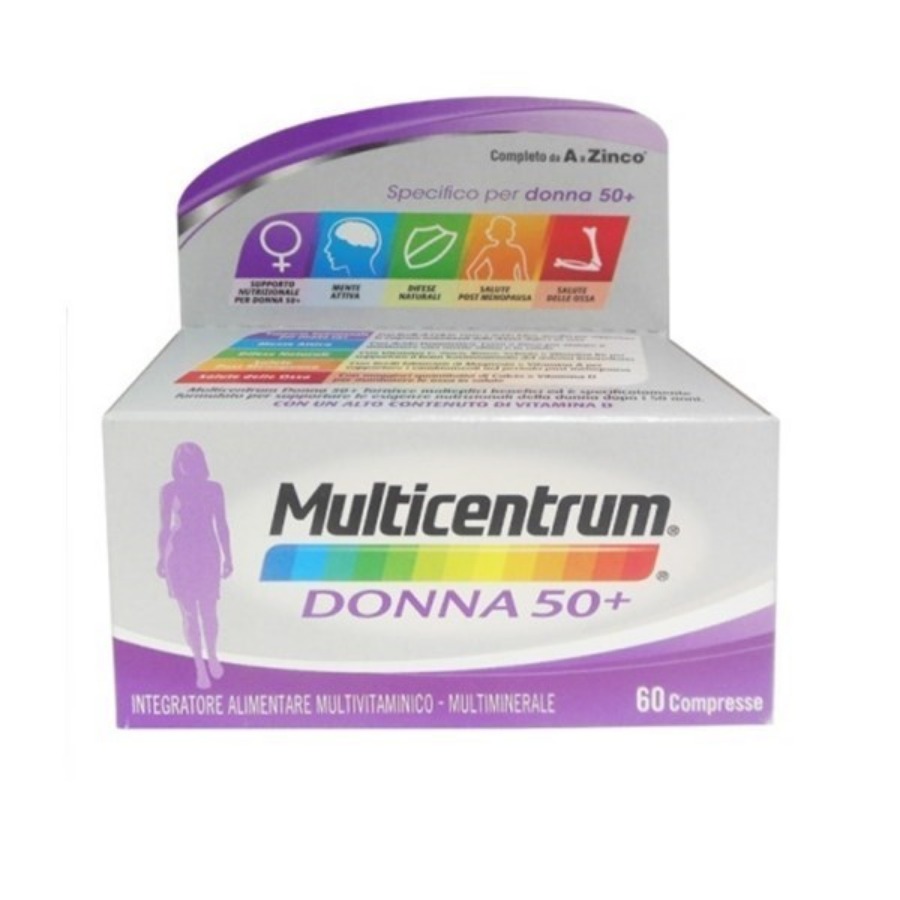 Multicentrum Donna 50+ 60 Compresse - ZERO SPRECHI