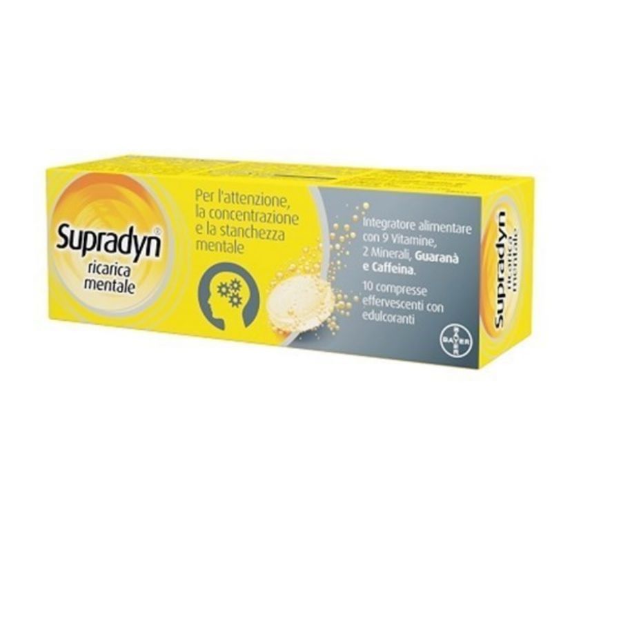 Supradyn Ricarica Mentale 10 Compresse Effervescenti - ZERO SPRECHI