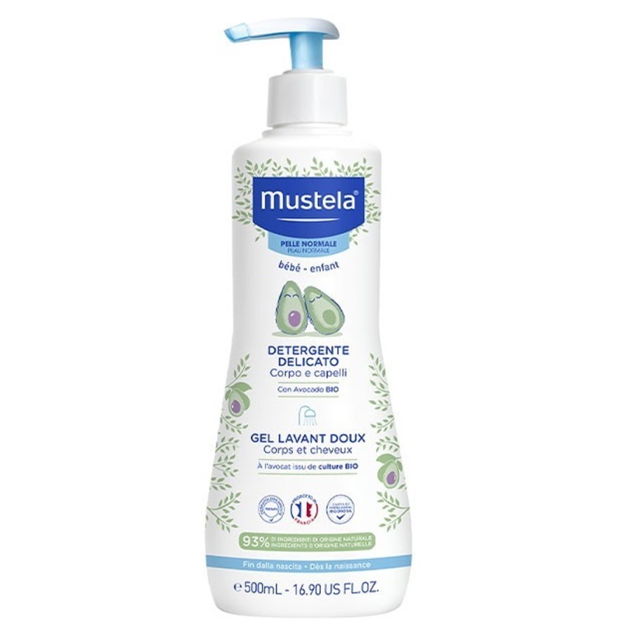 Mustela Borsa Fasciatoio con detergente.