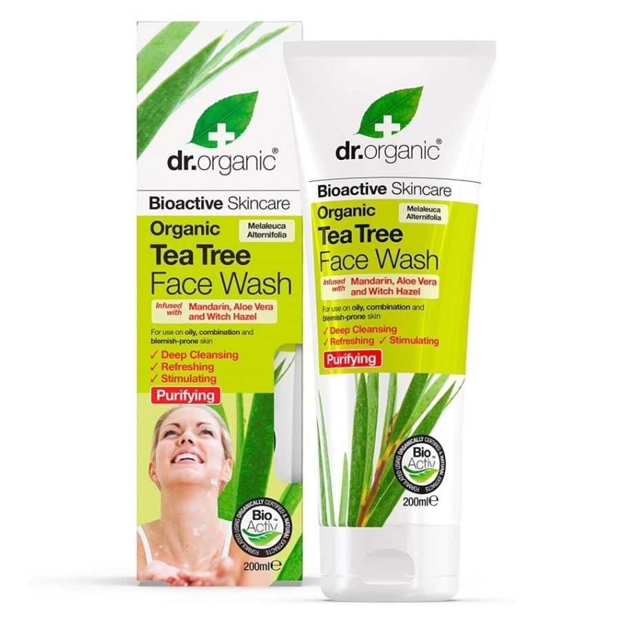 Dr. Organic Tea Tree Detergente Viso 200ml