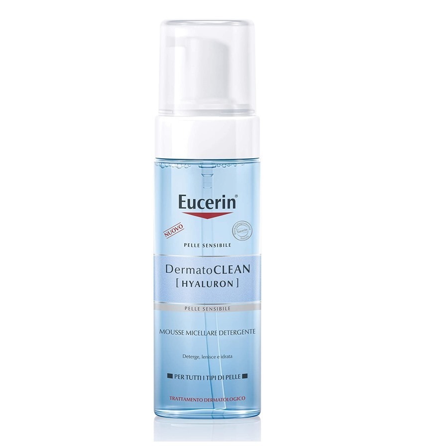 Eucerin Dermatoclean Hyaluron Mousse Micellare Detergente 150ml