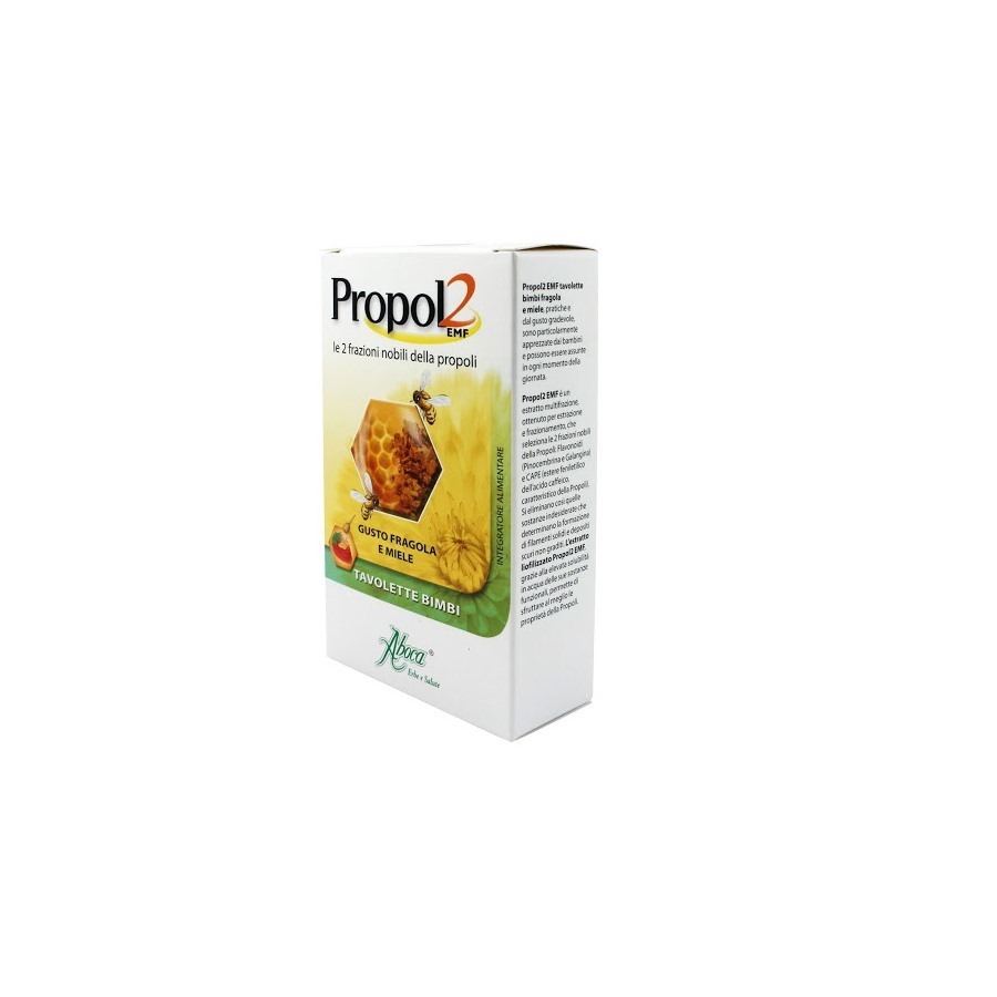 Aboca Propol2 Emf 45 Tavolette Fragola e Miele