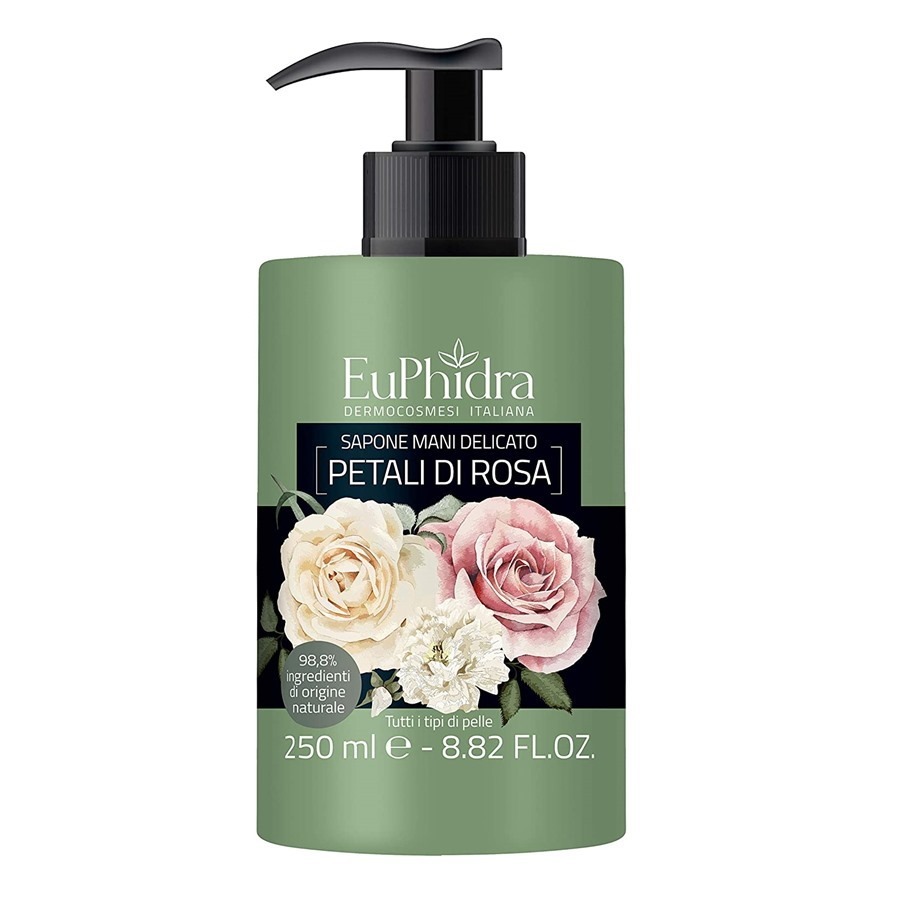 Euphidra Sapone Mani Delicato Petali di Rosa 250ml