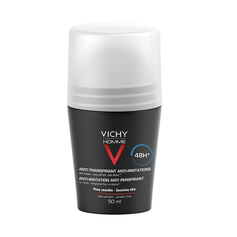 Vichy Homme Deodorante Roll On Antitraspirante  48h 50ml