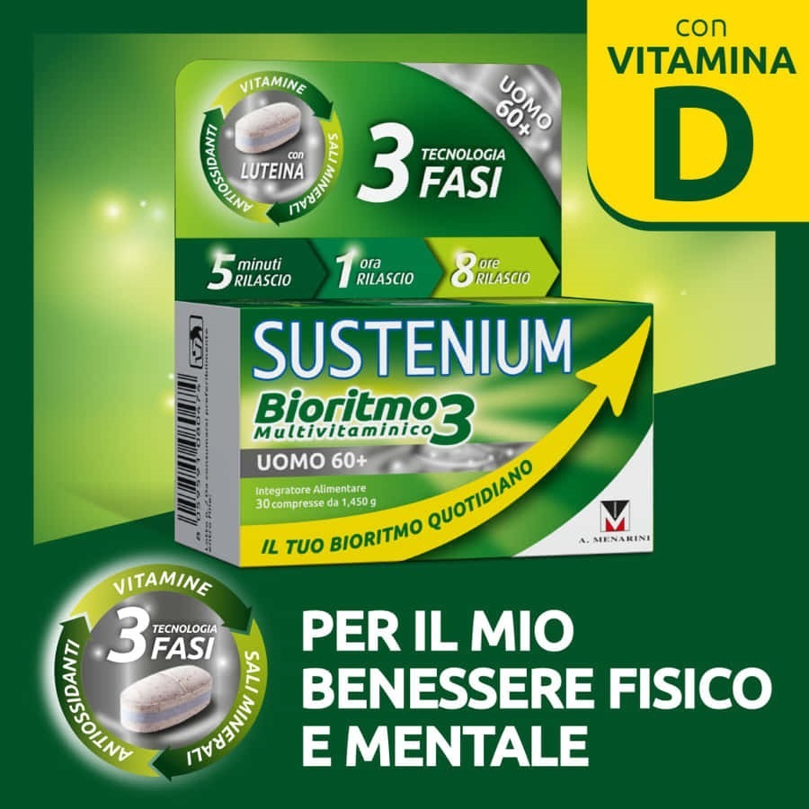 Sustenium Bioritmo3 Donna 60+ 30 Compresse