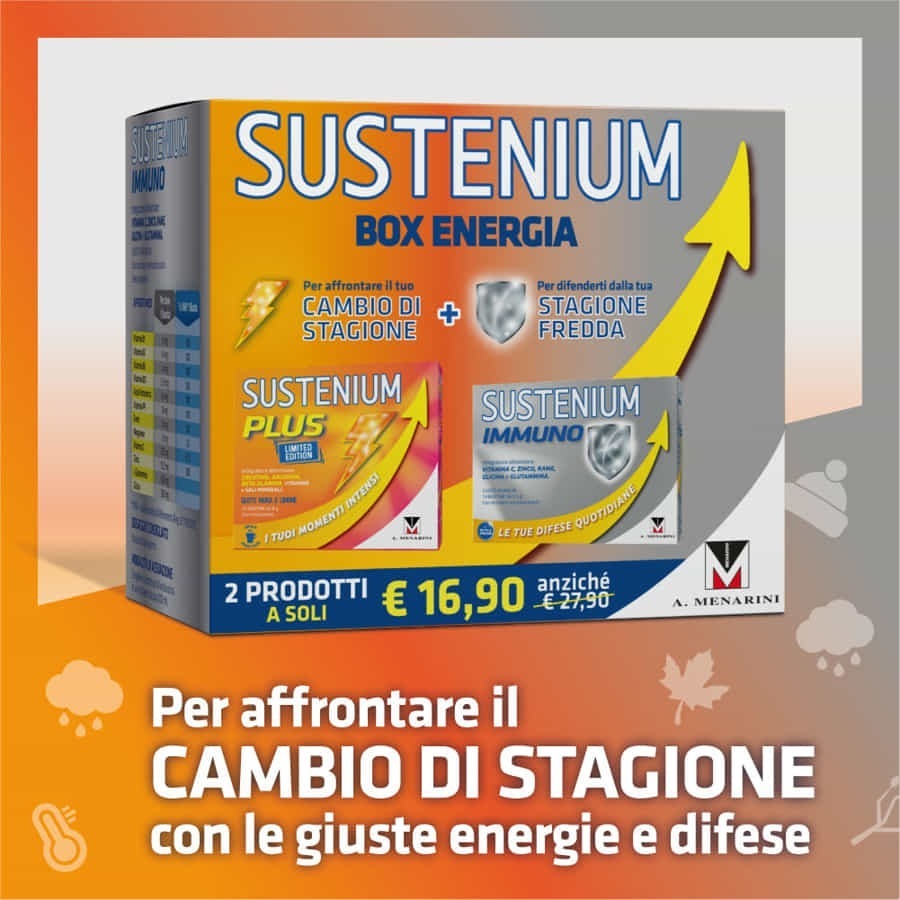 Sustenium Box Energia Plus e Immuno Energy PROMOZIONE