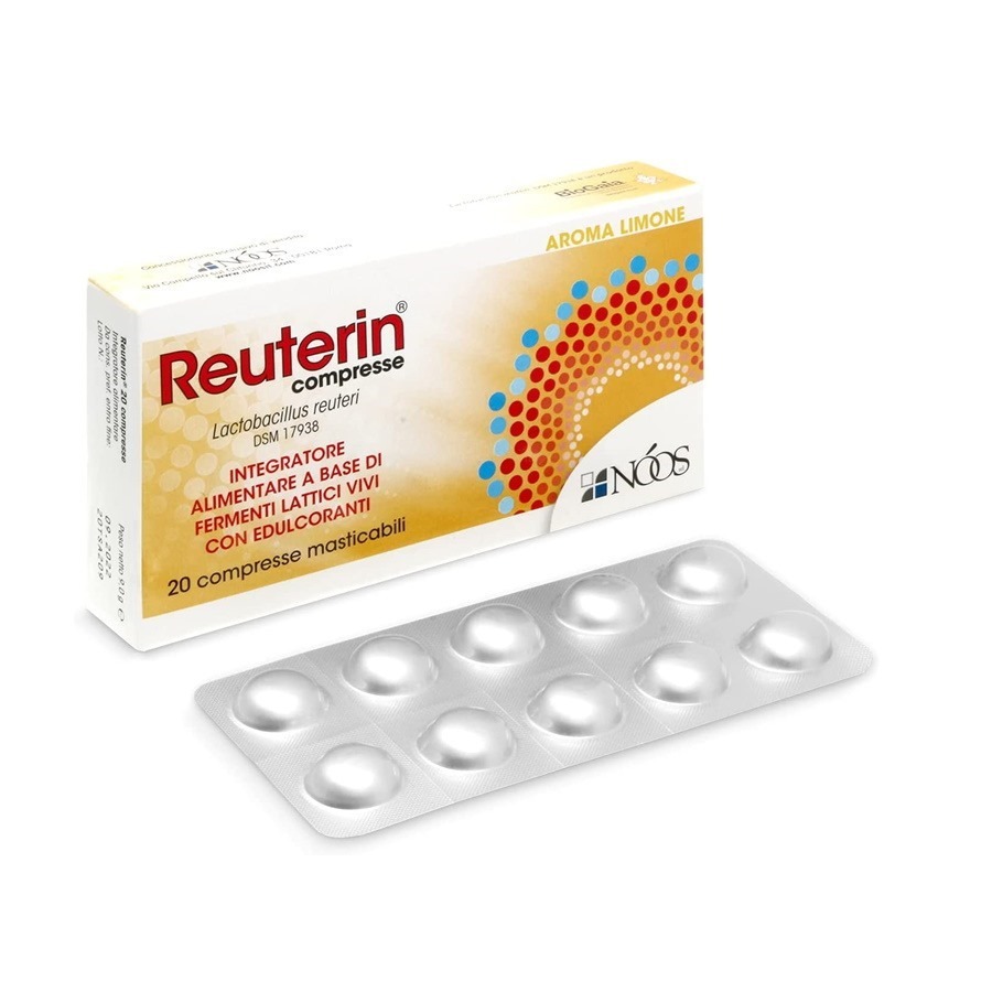 Reuterin 20 Compresse Masticabili Aroma Limone
