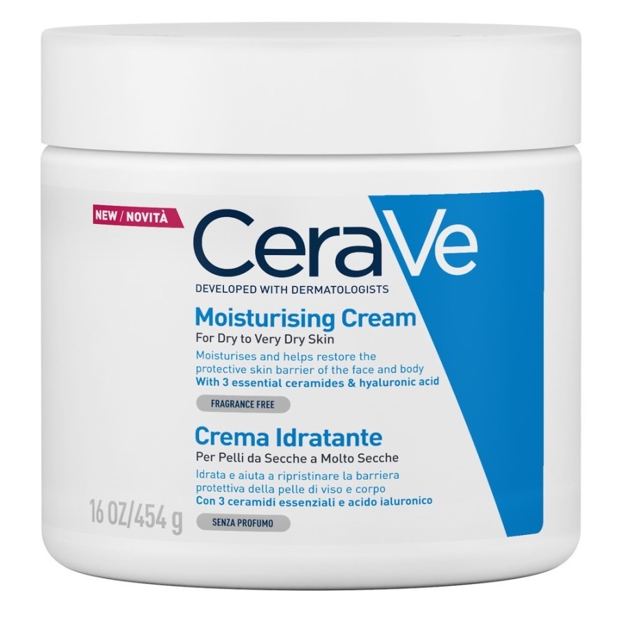 CeraVe Crema Corpo Idratante Pelle Molto Secca 454G