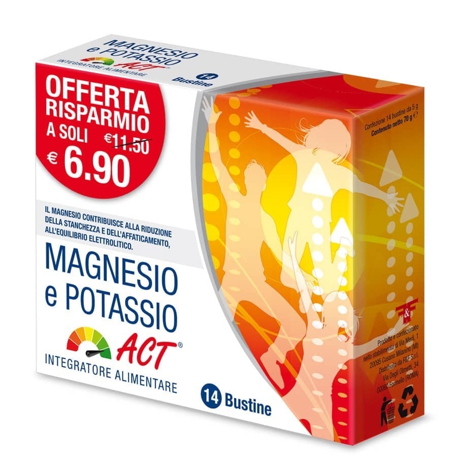 Magnesio e Potassio Act 14 Bustine