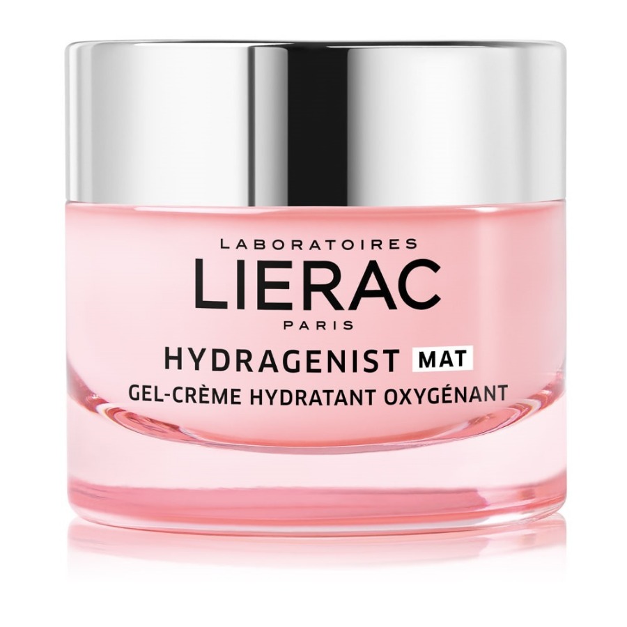 Lierac Hydragenist Gel Crema Viso Idratante Opacizzante Pelle Normale e Mista 50ml