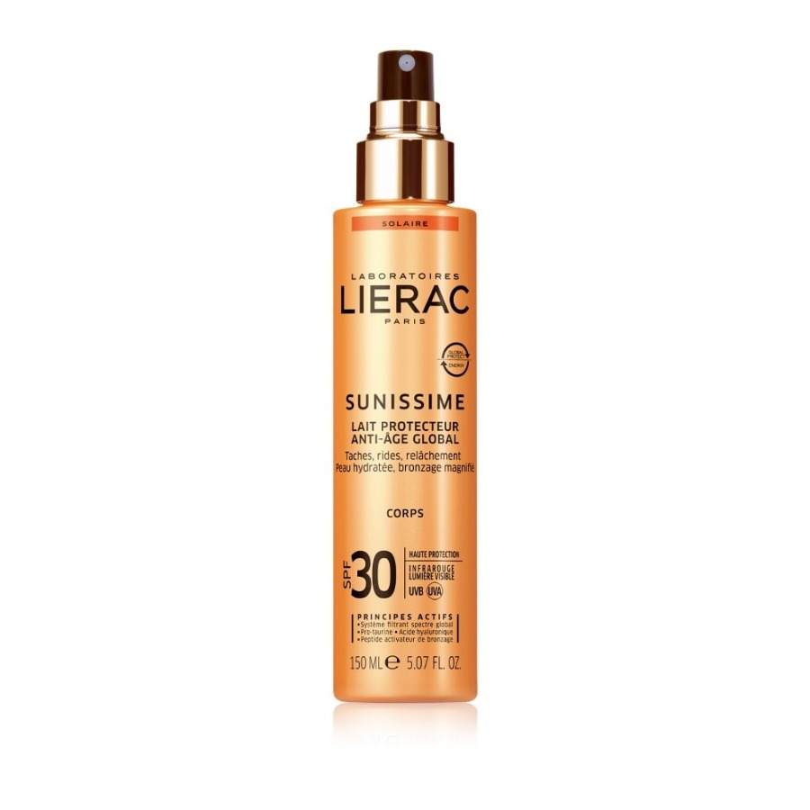 Lierac Sunissime Latte Corpo Solare Protettivo SPF30 Antietà Globale 150ml