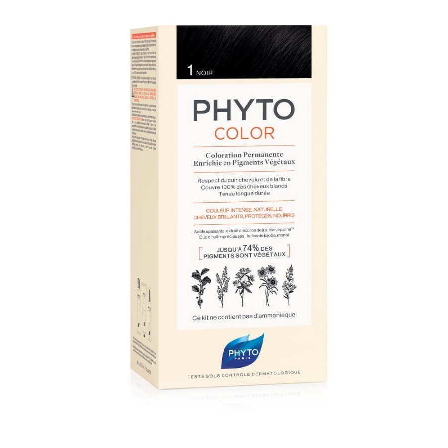 Phyto Phytocolor 1 Nero Colorazione Permanente Per Capelli