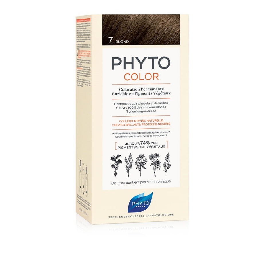 Phyto Phytocolor 7 Biondo Colorazione Permanente Per Capelli