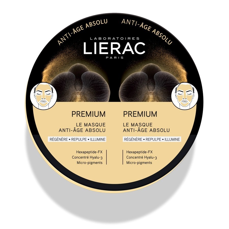 Lierac Maschera Viso Duo Premium Contro Tutti I Segni Dell'Età 2X6ML