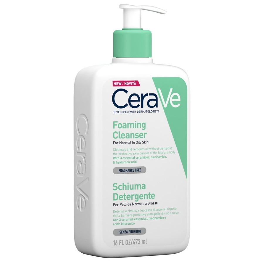 CeraVe Schiuma Detergente Viso Pelle Grassa Seboregolatrice 473ML