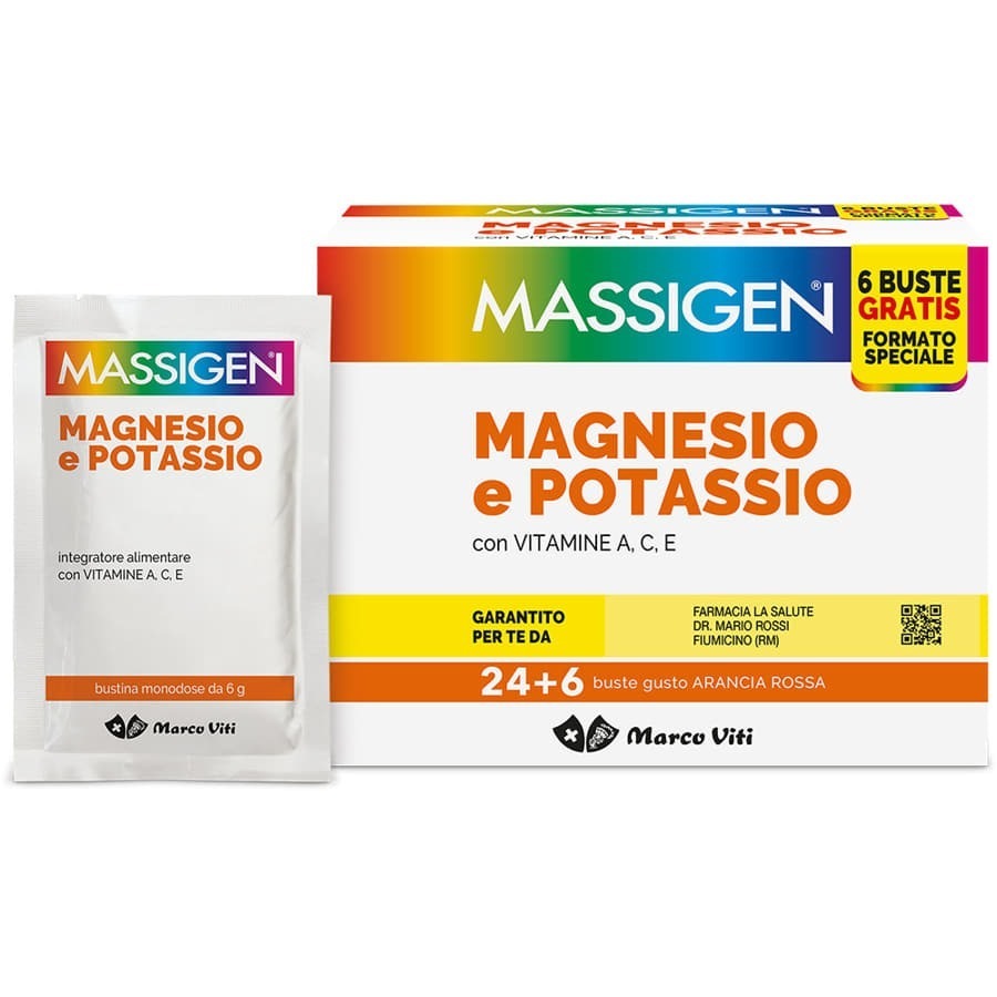 Massigen Magnesio e Potassio 30 Buste