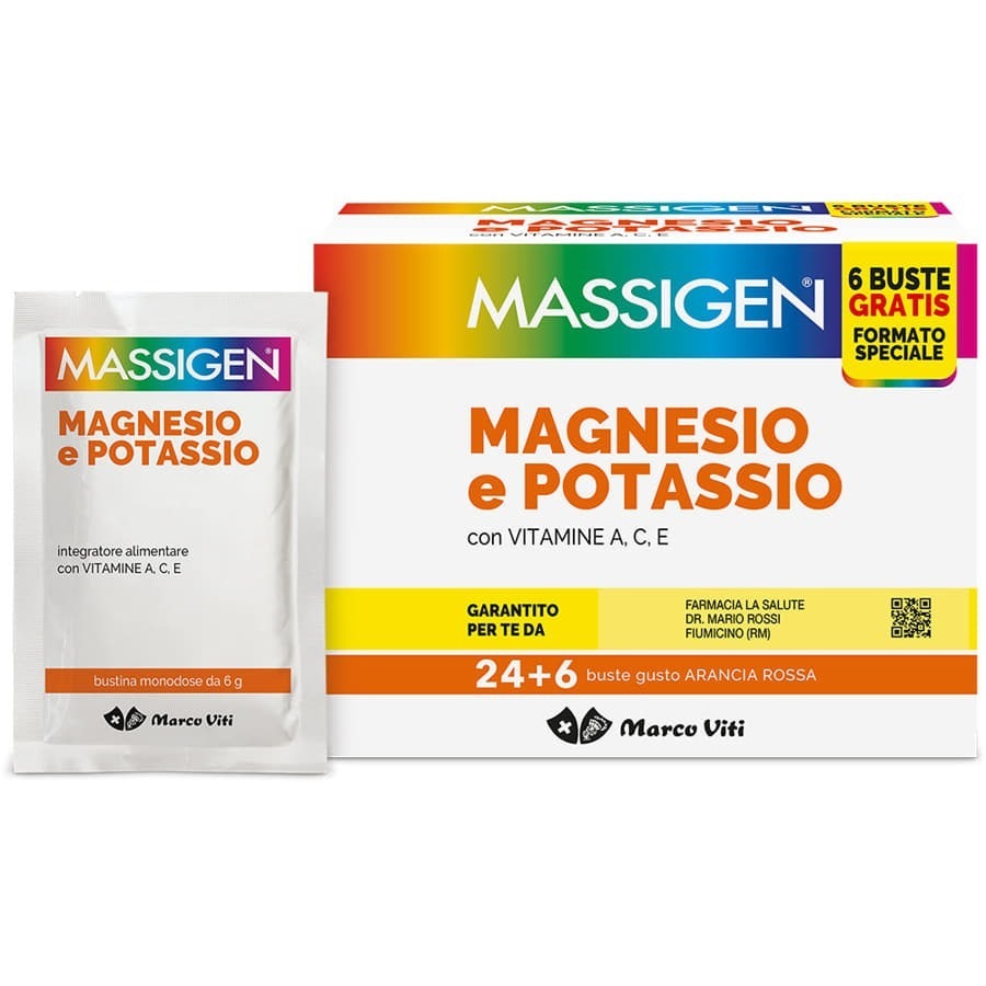 Massigen Magnesio e Potassio 30 Buste