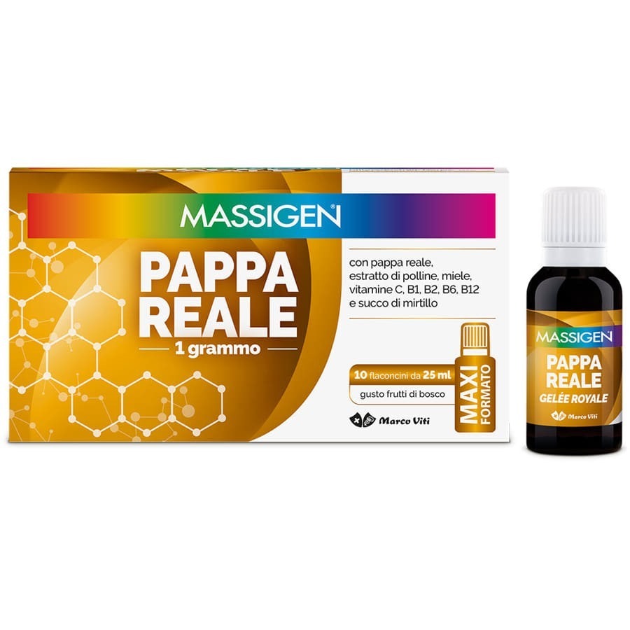 Massigen Pappa Reale 10 Flaconcini 25ml