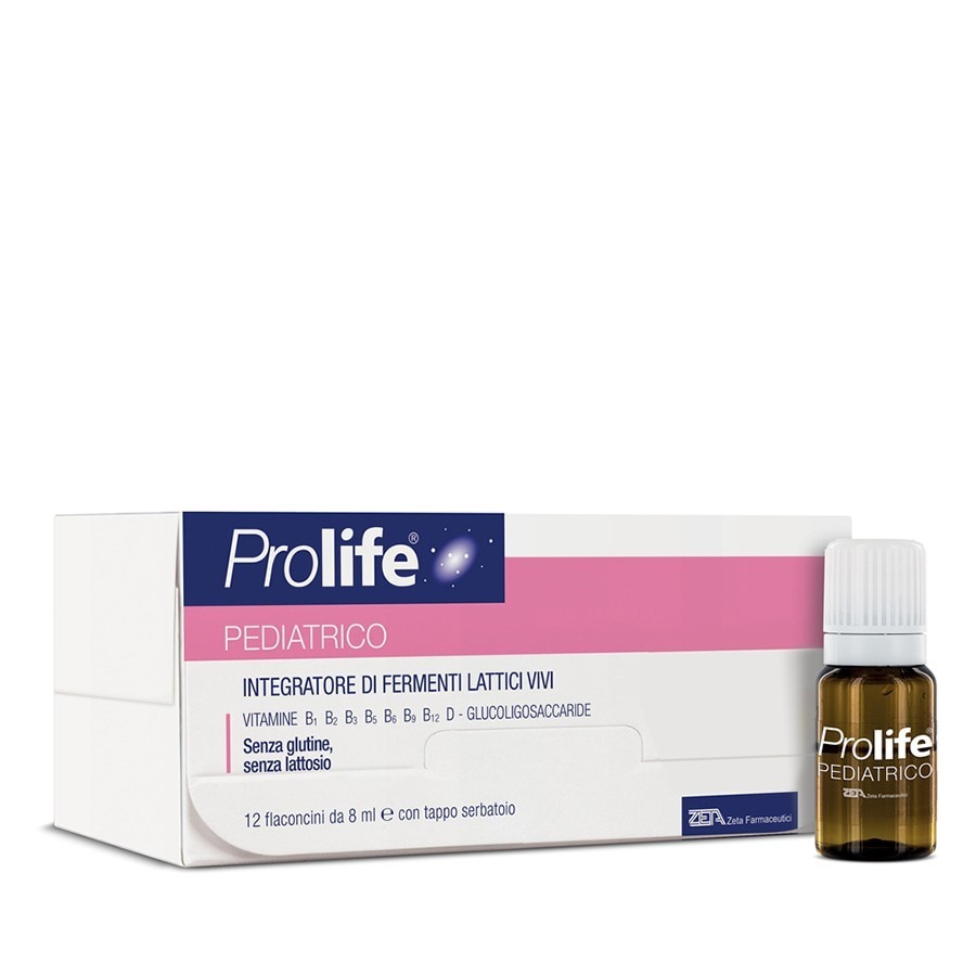 Prolife Pediatrico Integratore Fermenti Lattici Vivi Bambini 12 Flaconcini