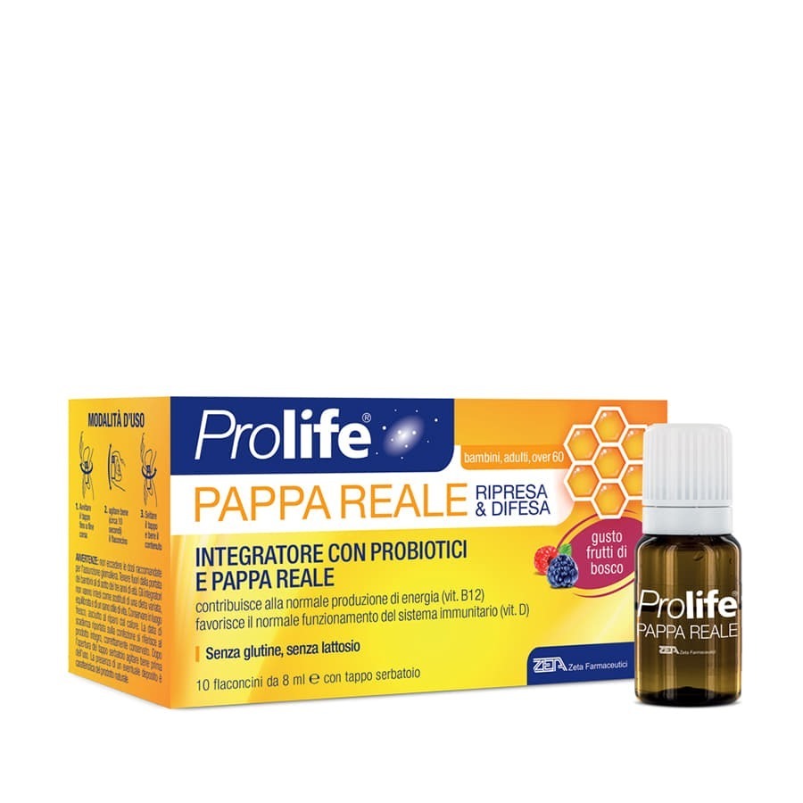 Prolife Pappa Reale Ripresa e Difesa 10 Flaconcini da 8ML