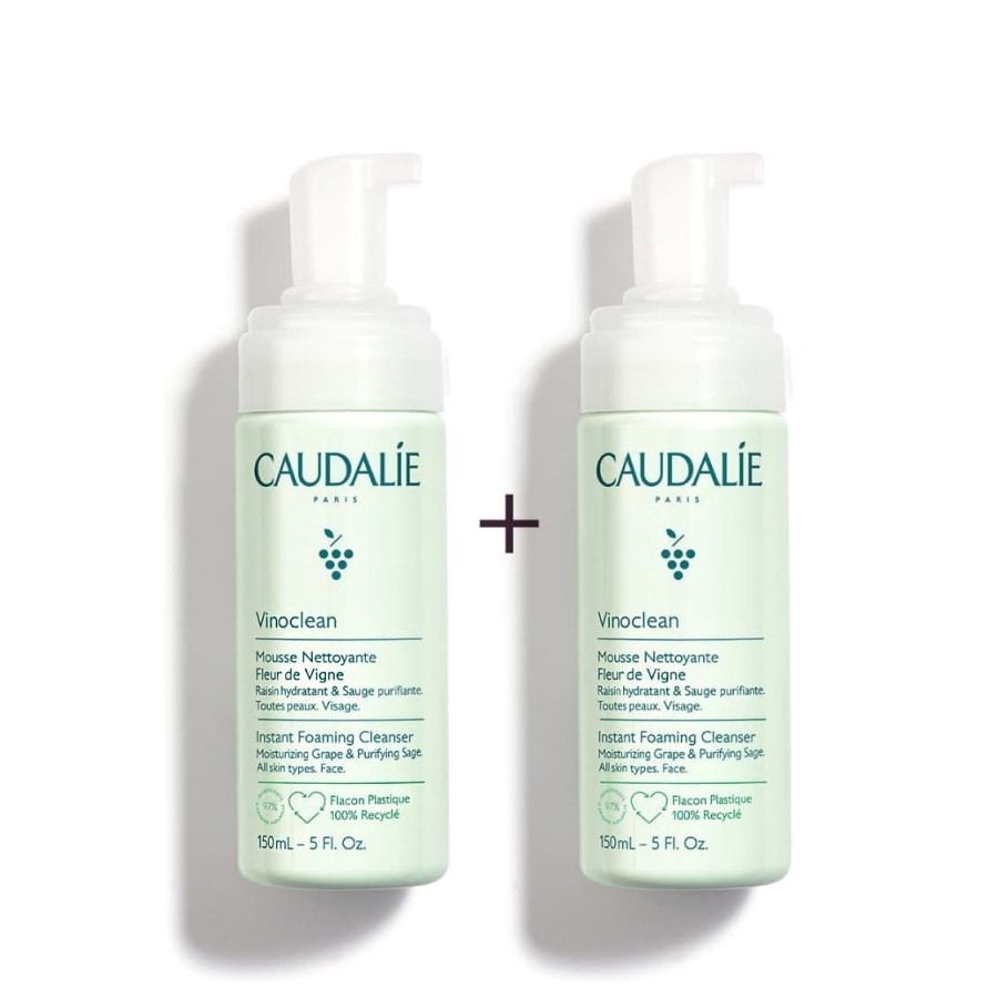 Caudalie Vinoclean Duo Schiuma Detergente 150ml + 150ml