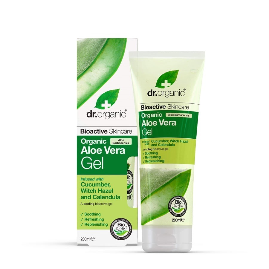 Dr. Organic Aloe Vera Gel Corpo Cetriolo e Calendula 200ml