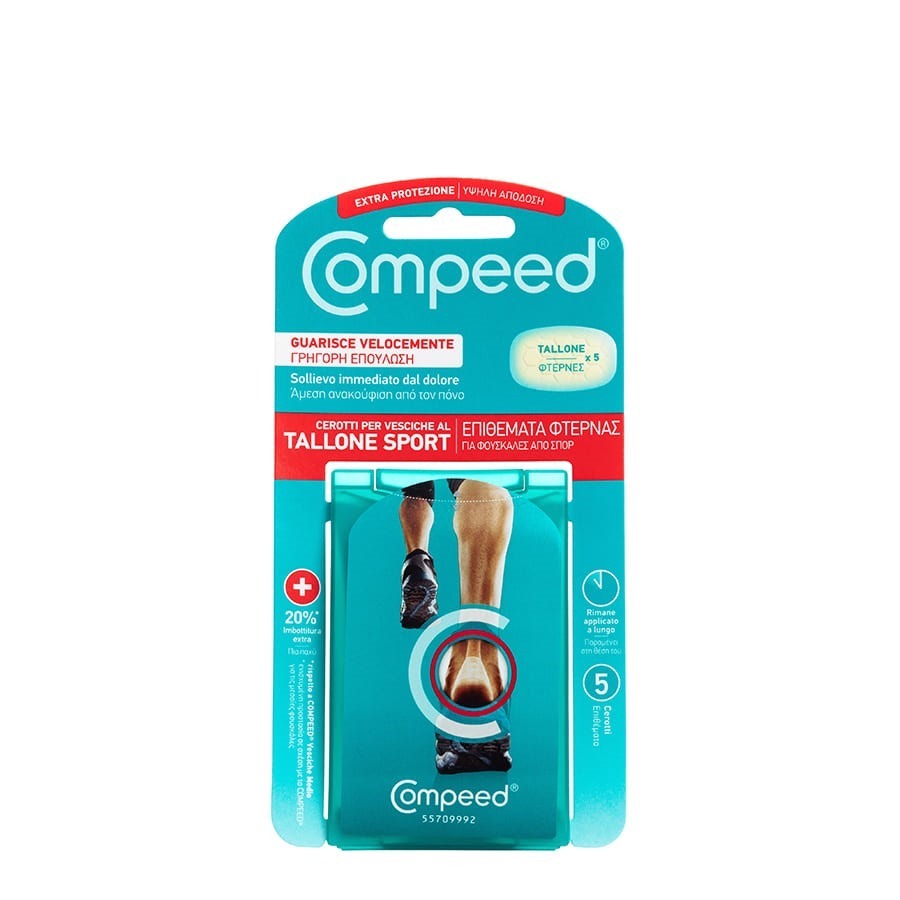 Compeed Tallone Sport 5 Cerotti Per Vesciche