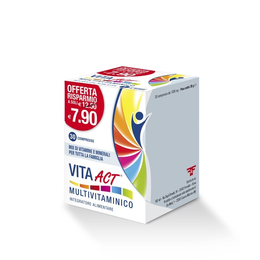 Vita Act Multivitaminico 30 Capsule Compresse