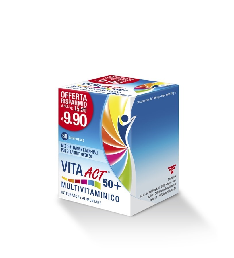 Vita Act 50+ Multivitaminico 30 Capsule Compresse