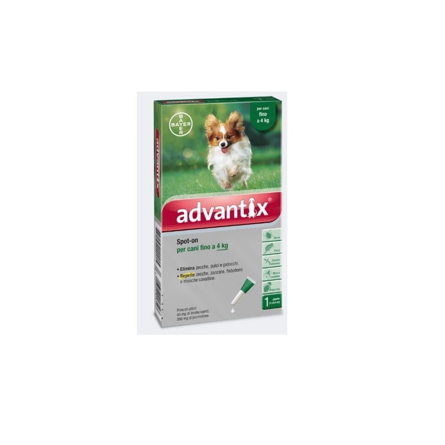 Advantix Spot On per Cani fino a 4KG Pipetta Singola