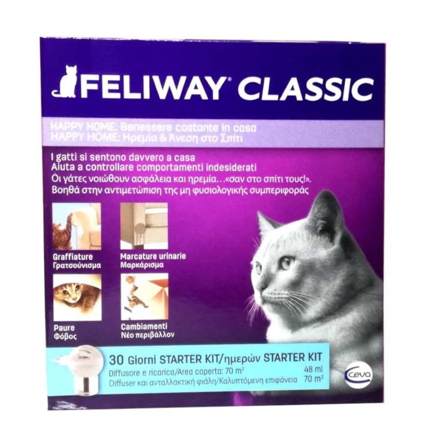 Feliway ricarica 30 giorni per diffusore benessere del gatto 48 ml