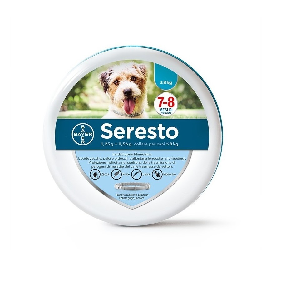 Seresto Collare Antiparassitario per Cani Fino a 8KG