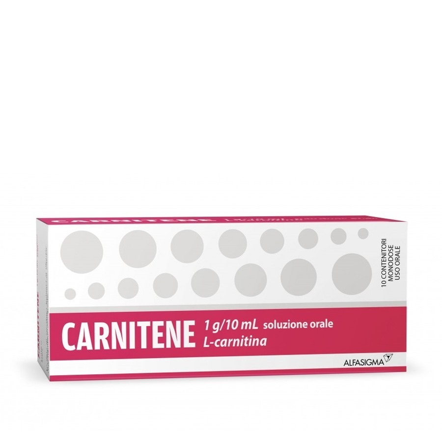 Carnitene 1G/10ml Soluzione Orale 10 Contenitori Monodose