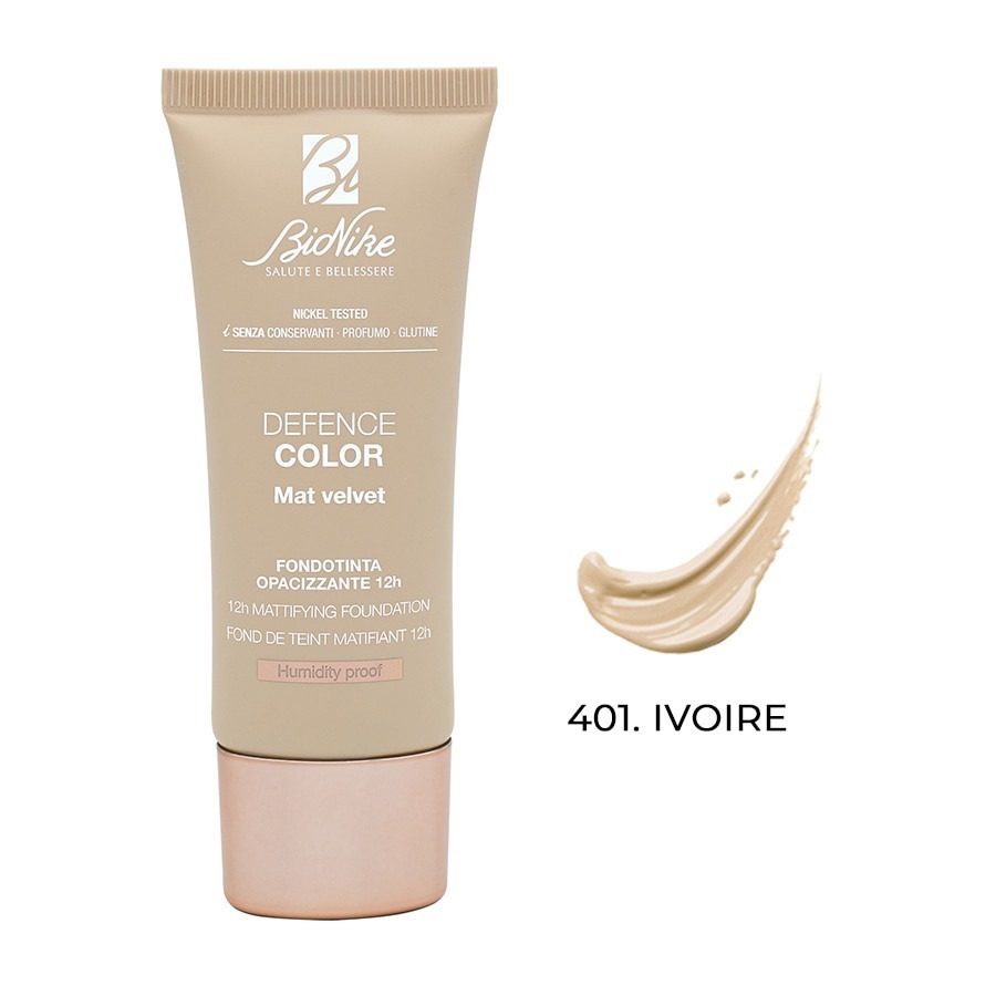 Bionike Defence Color Fondotinta Fluido MAT Zone Color Ivoire 401 30ml