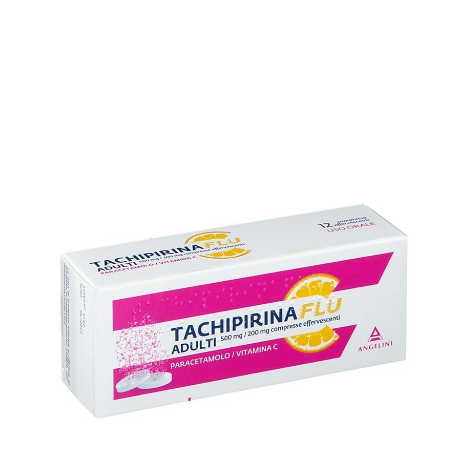 Tachipirinaflu Adulti 500mg/200mg 12 Compresse Effervescenti