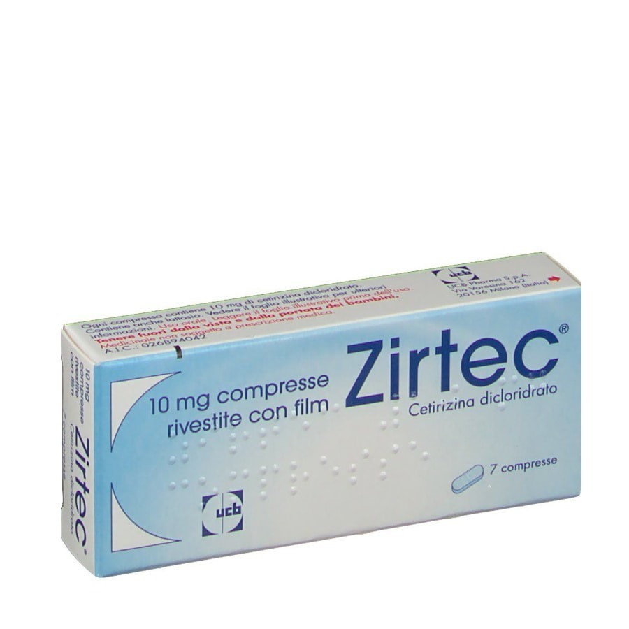 Zirtec 10mg 7 Compresse Rivestite con Film