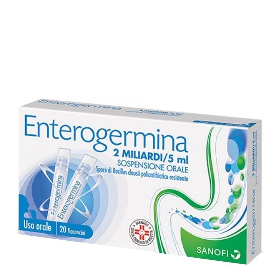 Enterogermina 2 Miliardi/5ML 20 Flaconcini