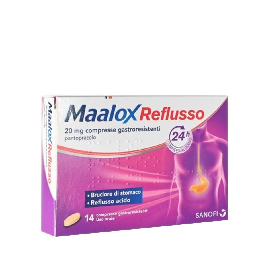 Maalox Reflusso 20mg 14 Compresse Gastroresistenti