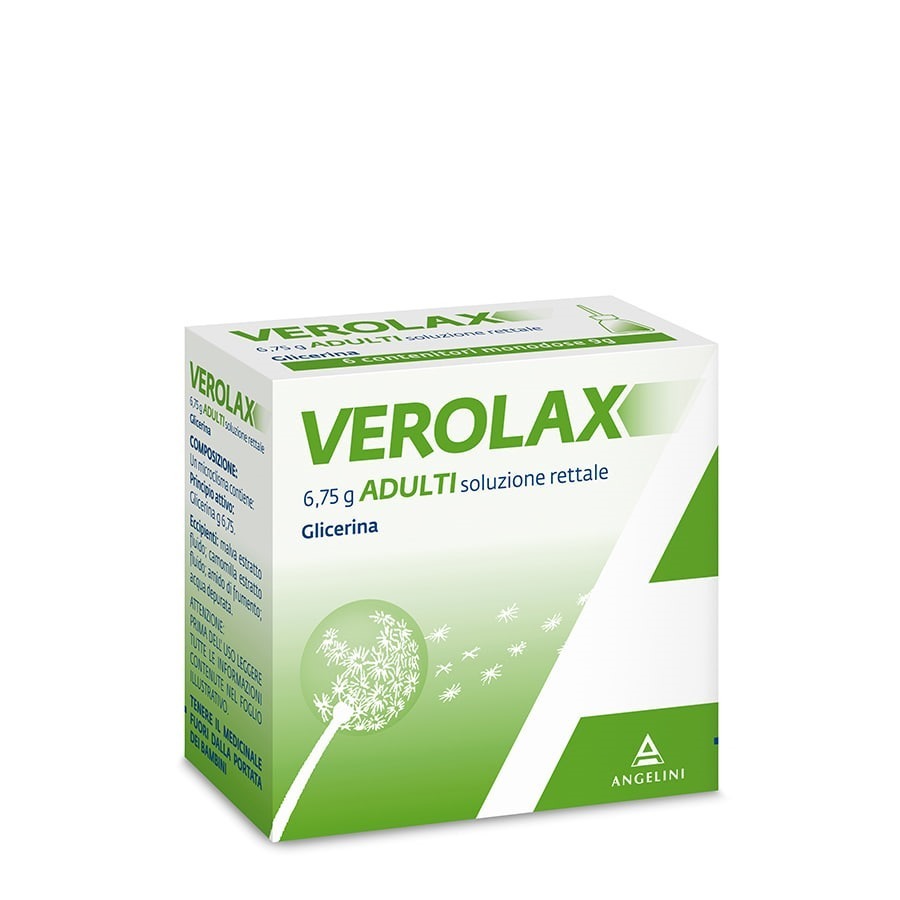 Verolax 6,75G Adulti Soluzione Rettale 6 Contenitori Monodose