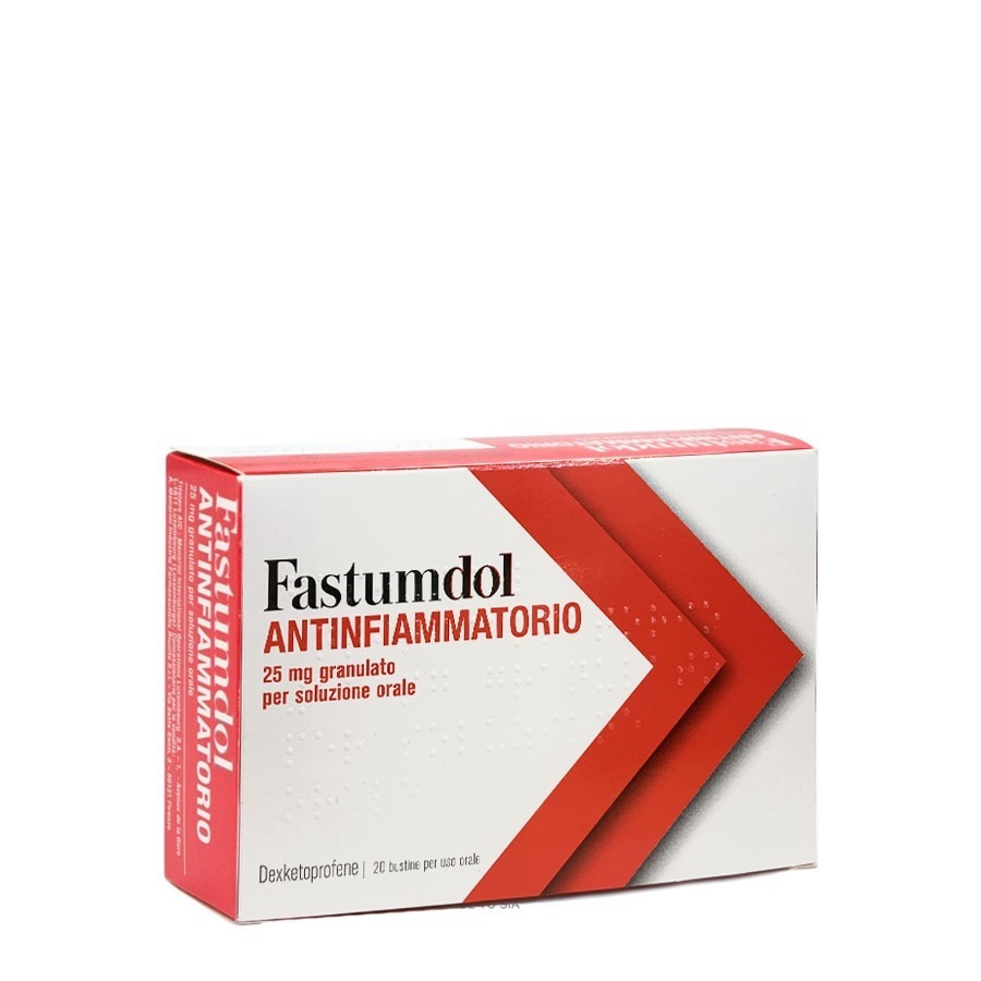 Fastumdol Antinfiammatorio 25MG Granulato per Soluzione Orale 20 Bustine