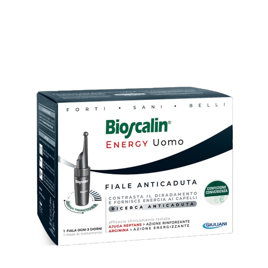 Bioscalin Energy Uomo 10 Fiale Anticaduta Antietà PROMOZIONE