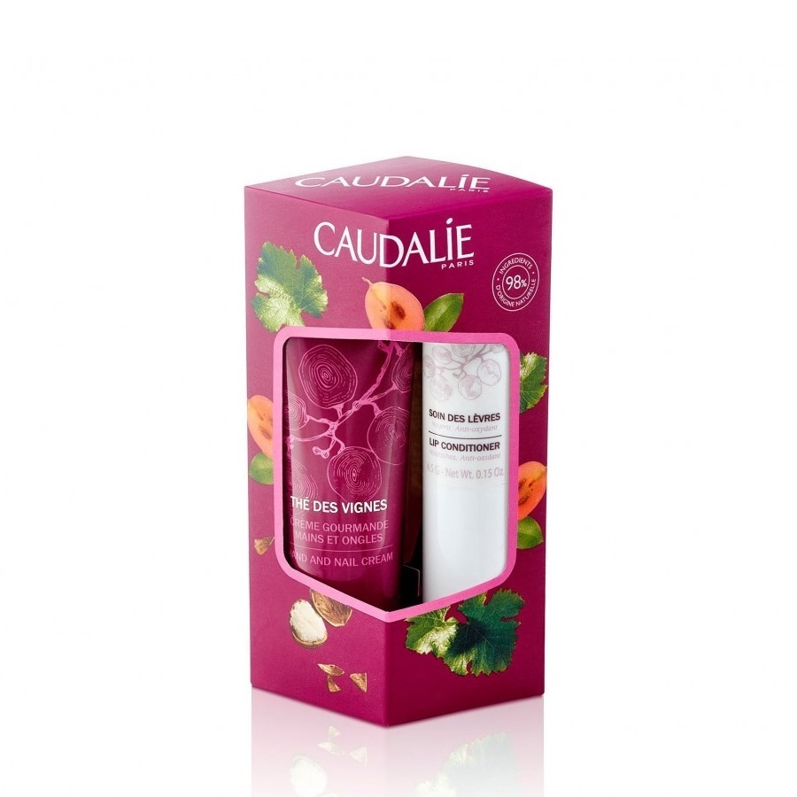 Caudalie Liphand Duo The Des Vignes Crema Mani e Burrocacao PROMOZIONE