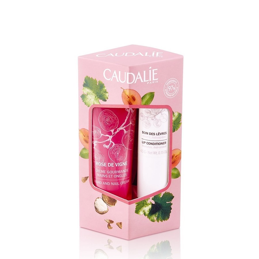 Caudalie Liphand Duo Rose De Vigne Crema Mani e Burrocacao PROMOZIONE