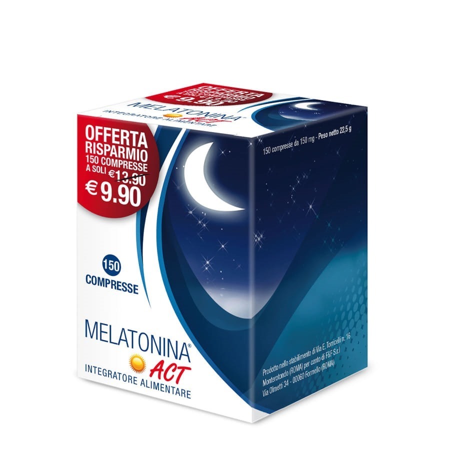 Melatonina Act 1MG 150 Compresse