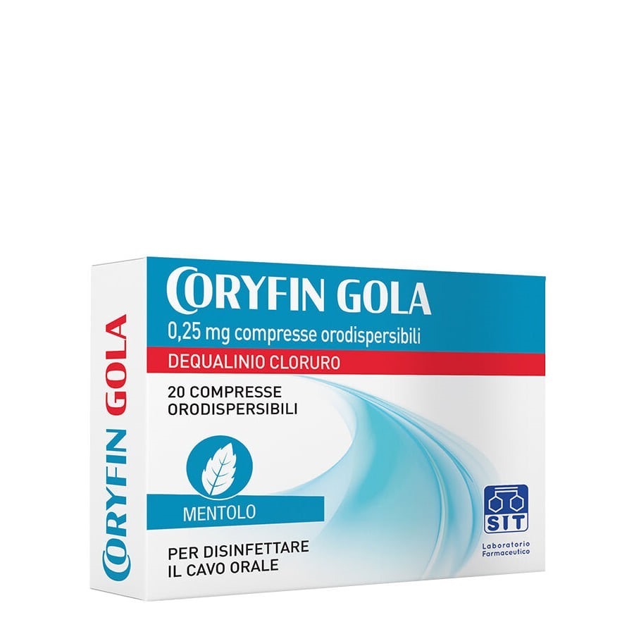 Coryfin Gola 20 Compresse Orodispersibili Aroma Mentolo