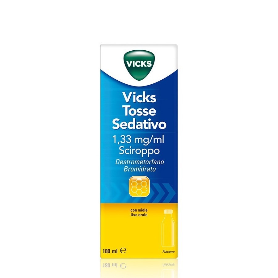 Vicks Tosse Sciroppo Sedativo 180ml Gusto Miele