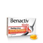 Benactiv Gola 16 Pastiglie Gusto Arancia Senza Zucchero