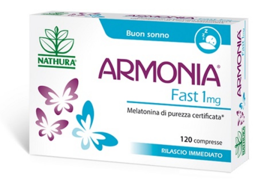 Nathura Armonia Fast 1Mg Melatonina 120 Compresse