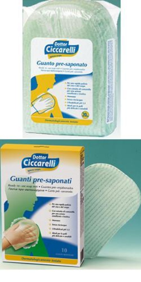 Ciccarelli Ciccarelli Guanto Presaponato 10Pz a solo € 4,21 -   - Gli Specialisti del Benessere