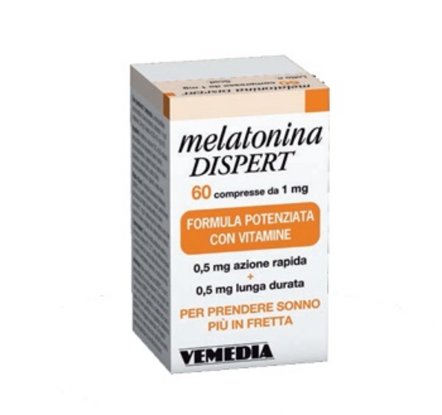 Vemedia Melatonina Dispert 1Mg 60 Compresse